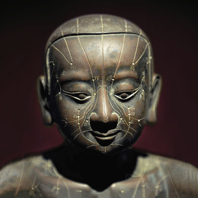 Ancient Acupuncture Statue Image